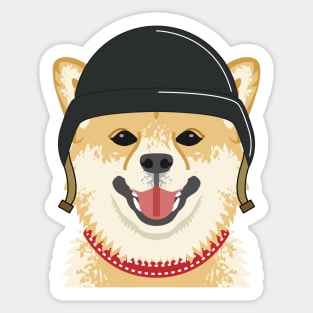 shiba, shiba dog, shiba crypto, crypto shiba, shiba cryptocurrency, robot dog, dog robot, dog army Sticker